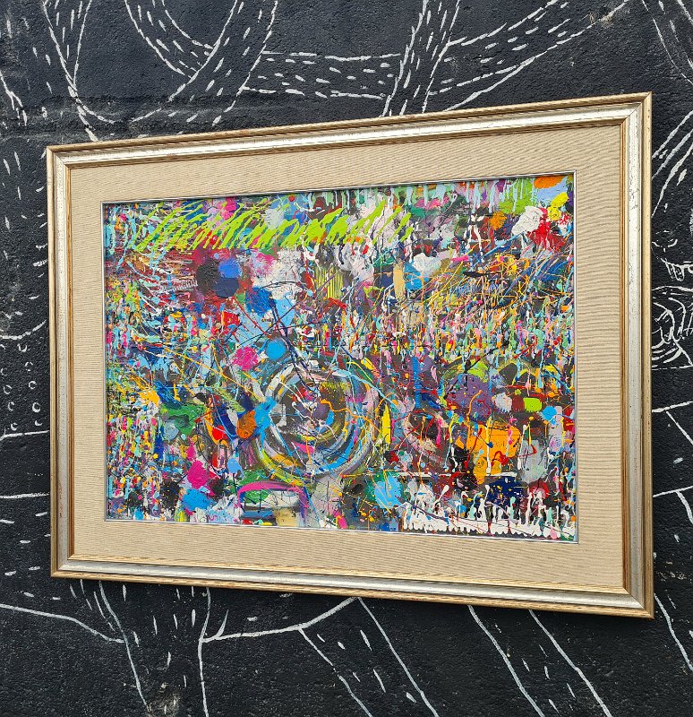 That is life 2023 66x86 Acryl-Lack auf Holz € 1.500